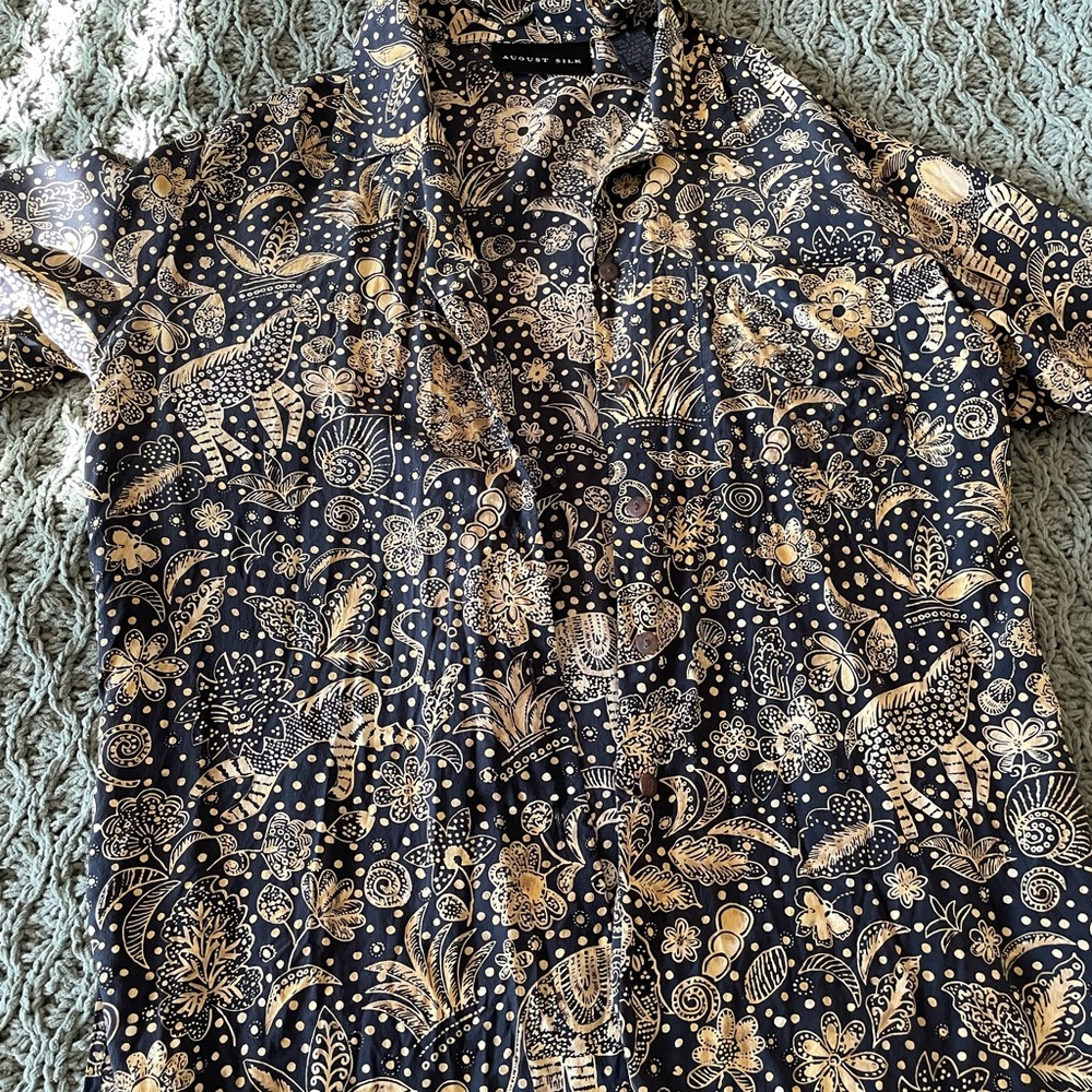 August Silk Patterned Pajamas